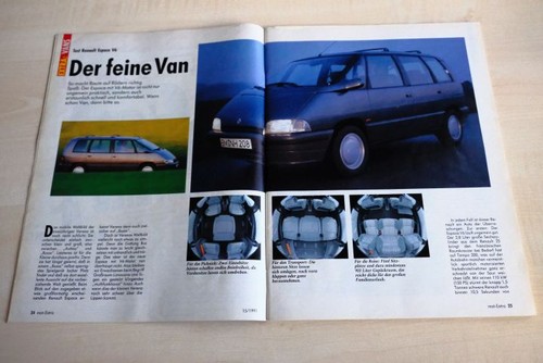 Mot 1991 renault espace j63 - mot,