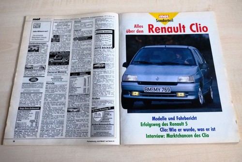 Mot 1991 renault clio - mot, 03/1991